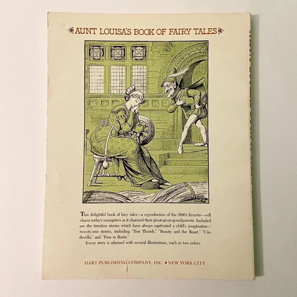 Vintage 1977 Aunt Louisas Book of Fairy  Tales Book Hart Publishing Paperback - Picture 2 of 15